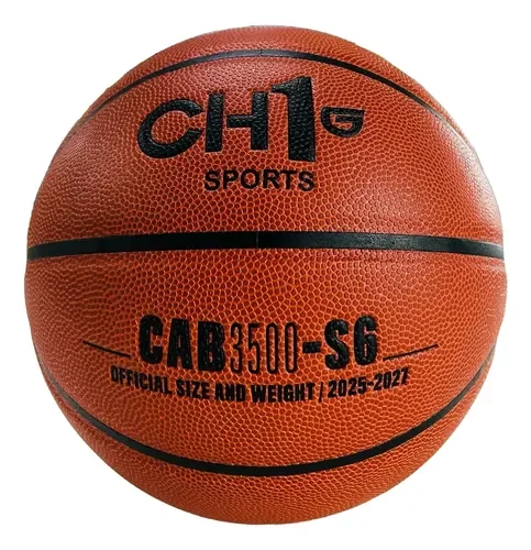 PELOTA DE BÁSQUET CH1 PROFESIONAL CAB 3500 S6 PREMIUM MICROFIBER COMPOSITE LEATHER