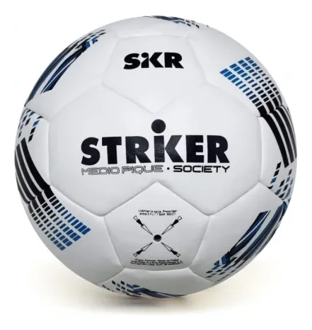 PELOTA DE FÚTBOL STRIKER SOCIETY HÍBRIDA MEDIO PIQUE PU. N° 4.