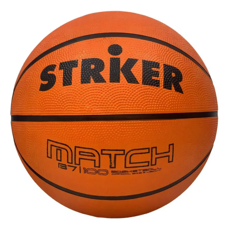 PELOTA DE BÁSQUET STRIKER GOMA Nº7 NARANJA O DE COLORES