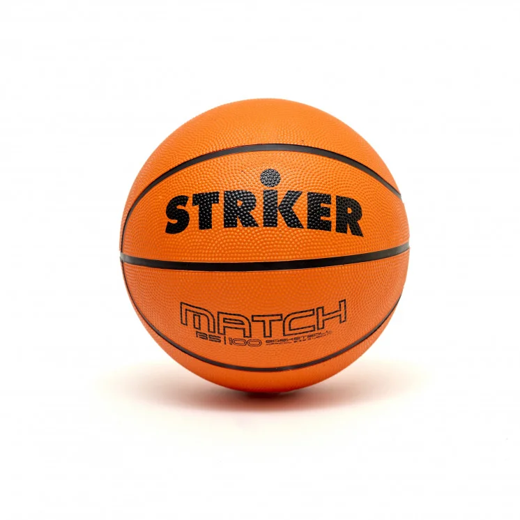 PELOTA DE BÁSQUET STRIKER GOMA Nº5 NARANJA O DE COLORES