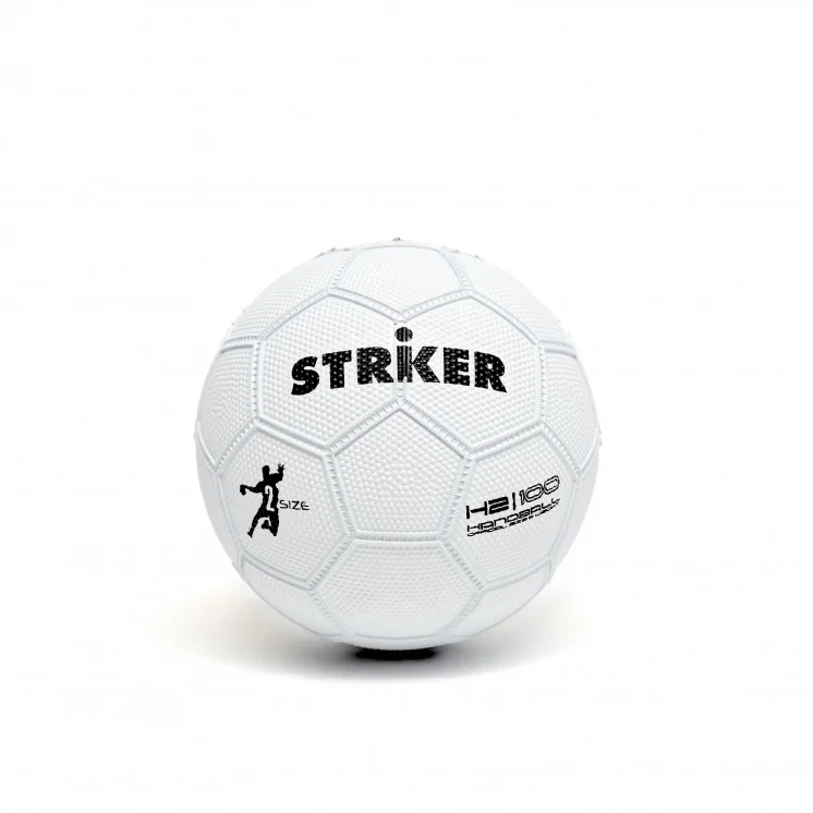 PELOTA DE HANDBALL STRIKER  Nº 2 DE CAUCHO BLANCA