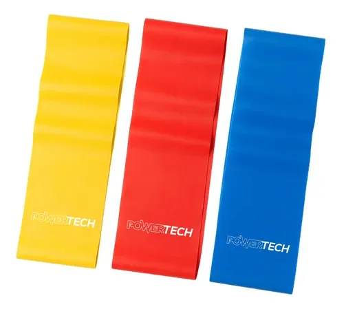 KIT DE TIRABAND X 3 TENSIONES AZUL/ROJA/AMARILLA (PT)