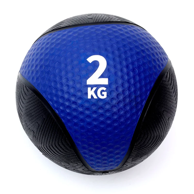 PELOTA MEDICINE BALL C/PIQUE x 2 KG. CAUCHO FOLLOW FIT