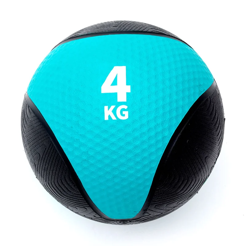 PELOTA MEDICINE BALL C/PIQUE x 4 KG. CAUCHO FOLLOW FIT