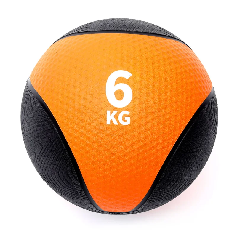 PELOTA MEDICINE BALL C/PIQUE x 6 KG. CAUCHO FOLLOW FIT