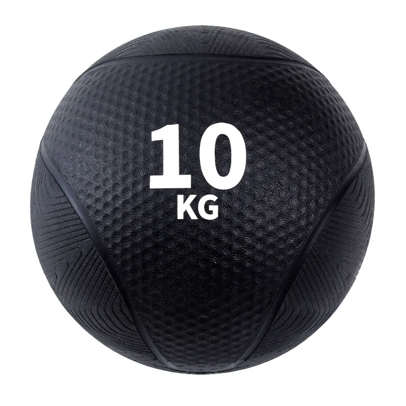 PELOTA MEDICINE BALL C/PIQUE x 10 KG. CAUCHO FOLLOW FIT