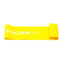 BANDA CIRCULAR LATEX INTENSIDAD MEDIA BAJA AMARILLA FOLLOW FIT