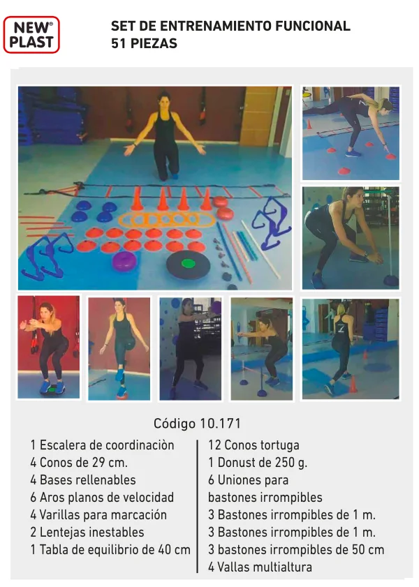 SET DE ENTRENAMIENTO FUNCIONAL NEW PLAST