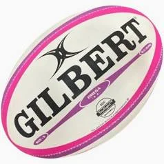 PELOTA DE RUGBY GILBERT MATCH OMEGA Nº 5 ROSA/VIOLETA