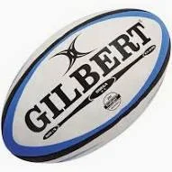 PELOTA DE RUGBY GILBERT MATCH OMEGA Nº 5 AZUL/NEGRO