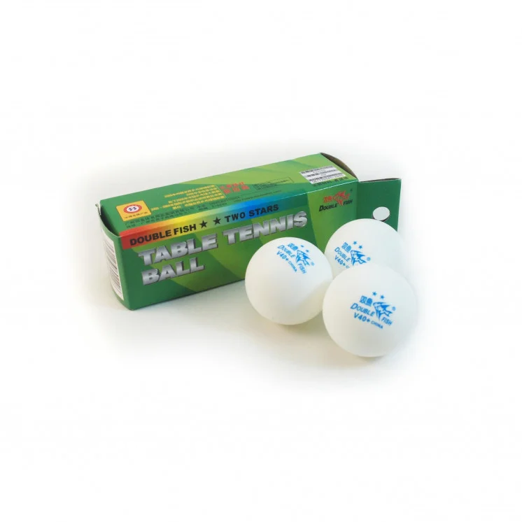 SET DE PELOTAS DE PING PONG D. FISH CAJA x 3 UNIDADES 2 estrellas