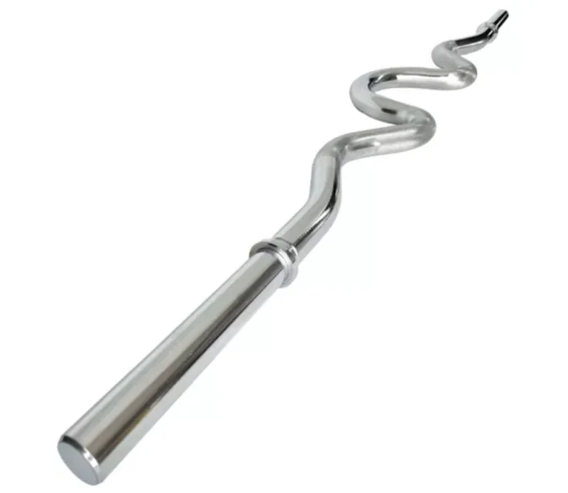 BARRA CROMADA MACIZA W 1,20mts CON TOPE ALAMBRE 30 MM BIKE MACHINE