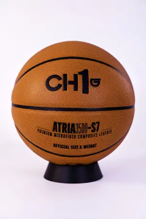 PELOTA DE BÁSQUET CH1 PROFESIONAL CAB ATRIA 3500 S7 PU LAMINADO FEBAMBA NARANJA