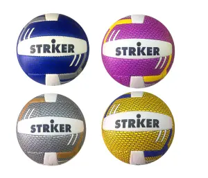 PELOTA DE VÓLEY STRIKER COSIDA TRAMADA IMPORTADA Y TRICOLOR VARIOS COLORES