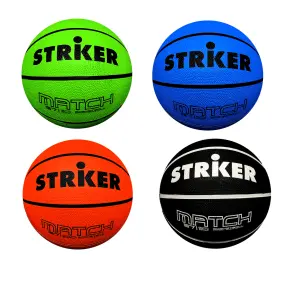 PELOTA DE BÁSQUET STRIKER GOMA Nº7 NARANJA O DE COLORES