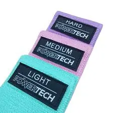 KIT DE BANDAS DE TELA 3 TENSIONES (VIOLETA, VERDE, ROSA) (PT)