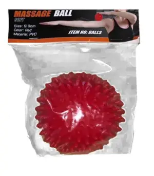 PELOTA MANO CON PINCHES 9 CMTS BLANDA (PT)