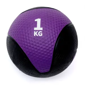 PELOTA MEDICINE BALL C/PIQUE x 1 KG. CAUCHO FOLLOW FIT