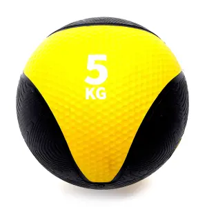 PELOTA MEDICINE BALL C/PIQUE x 5 KG. CAUCHO FOLLOW FIT