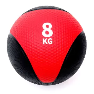 PELOTA MEDICINE BALL C/PIQUE x 8 KG. CAUCHO FOLLOW FIT