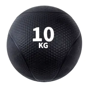PELOTA MEDICINE BALL C/PIQUE x 10 KG. CAUCHO FOLLOW FIT