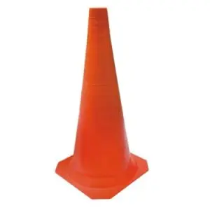 CONO PVC 50cm FLEXIBLE NARANJA