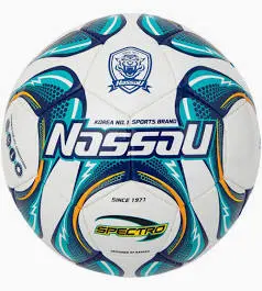 PELOTA DE FÚTBOL NASSAU SPECTRO SEMI - PROF CUERO COSIDO N° 5