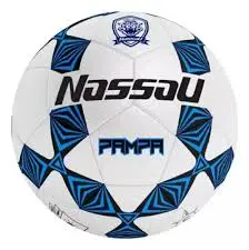 PELOTA DE FÚTBOL NASSAU PAMPA SEMI - PROF CUERO COSIDO N° 5