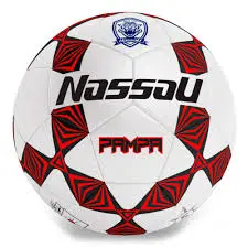 PELOTA DE FÚTBOL NASSAU PAMPA SEMI - PROF CUERO COSIDO N° 5