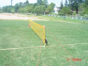 KIT DE TENIS-FÚTBOL COMPLETA CON RED-FLEJES-PARANTES 10x5 mts.