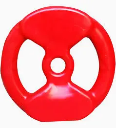 DISCOS PLASTICOS x 10 KG.BODY PUMP ROJOS CON AGARRE