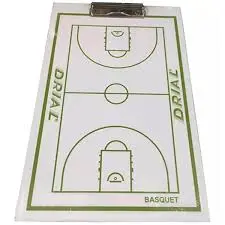 PIZARRA TÁCTICA DRIAL PVC DIST. DEPORTES (35 x 24 cm.) PLÁSTICA
