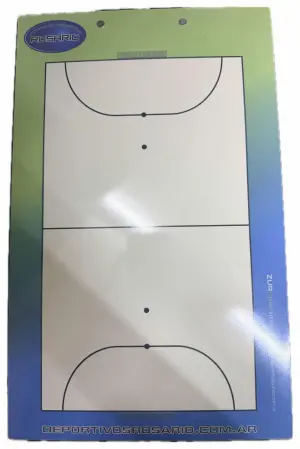 PIZARRA TÁCTICA TAMAÑO OFICIO DIST. DEPORTES (35 x 24 cm) MADERA VINÍLICA