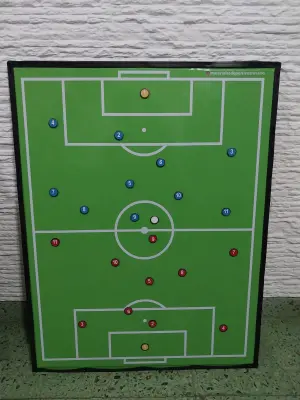 PIZARRA TÁCTICA MAGNÉTICA DOBLE FAZ (90 x 70 cm) DOBLE FUNCIÓN