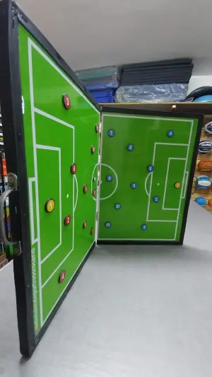 PIZARRA TÁCTICA MAGNÉTICA C/ IMANES (68 x 48 cm) PLEGABLE DOBLE FUNCION