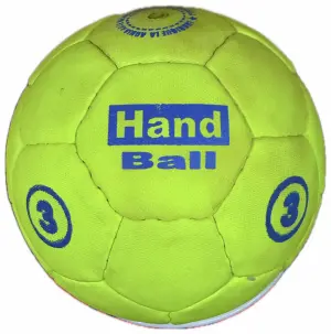 PELOTA  DE HANDBALL L ELITE CUERO REFORZADO PU COSIDO N° 3