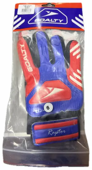 GUANTES GOALTY RAPTOR ARQUEROS NIÑOS TALLES 4/5/6/7