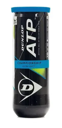 TUBO DE 3 PELOTAS DE TENIS DUNLOP ATP EXTRA DUTY CHAMPIONSHIP