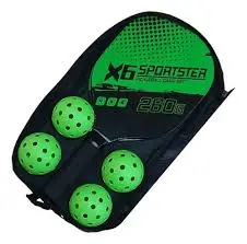 SET DE PICKLEBALL DE 2 PALETAS + 4 PELOTAS EN BOLSO ULTIMOS 2