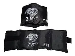 TOBILLERAS DE 2KG CON CIERRE Y VELCRO THE BIG TIGER