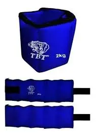 TOBILLERAS DE 2KG CON CIERRE Y VELCRO THE BIG TIGER